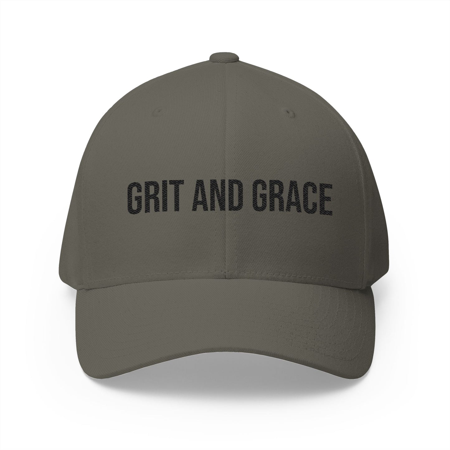 Grit and Grace Embroidered Hat (Flex Fit- no opening in the back)