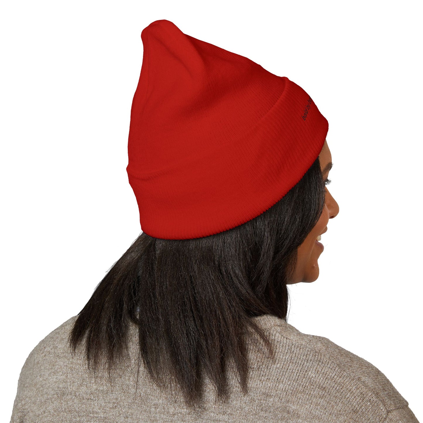 Bald by Battle, Fierce by Choice Embroidered Beannie