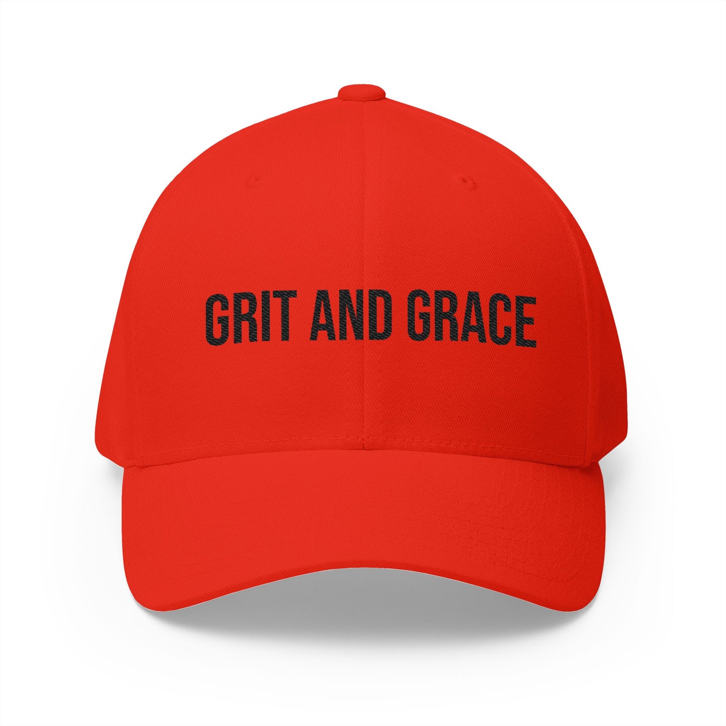 Grit and Grace Embroidered Hat (Flex Fit- no opening in the back)