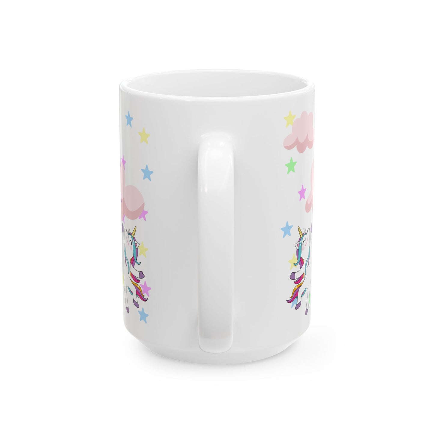 Gratitude, Not Attitude - Whimsical Unicorn Mug - 15oz