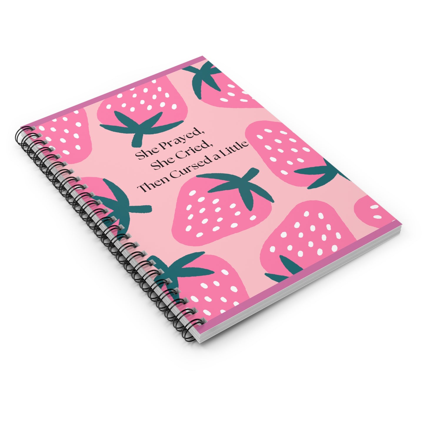 She Prayed, She Cried, Then Cursed a Little Spiral Notebook