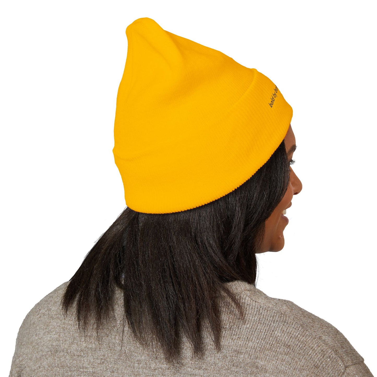 Bald by Battle, Fierce by Choice Embroidered Beannie
