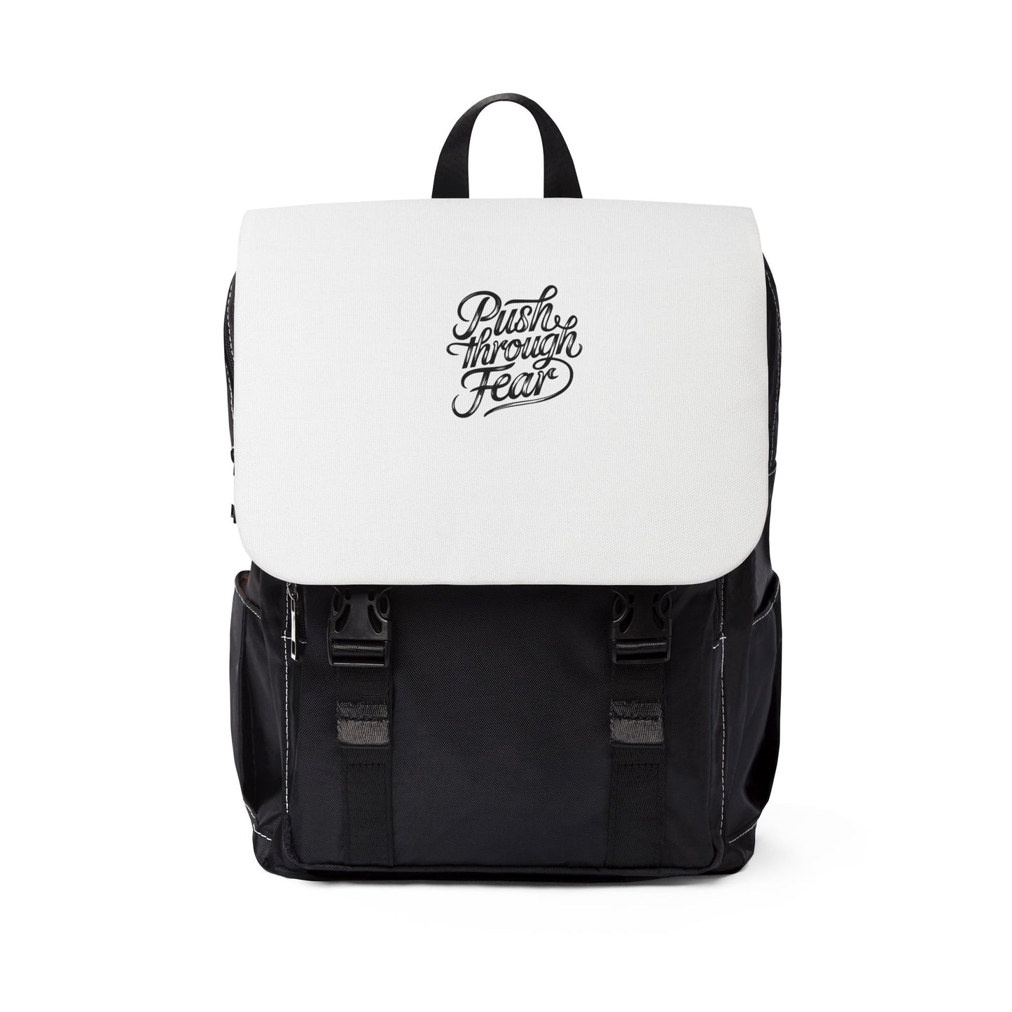 Push Through Fear Unisex Backpack