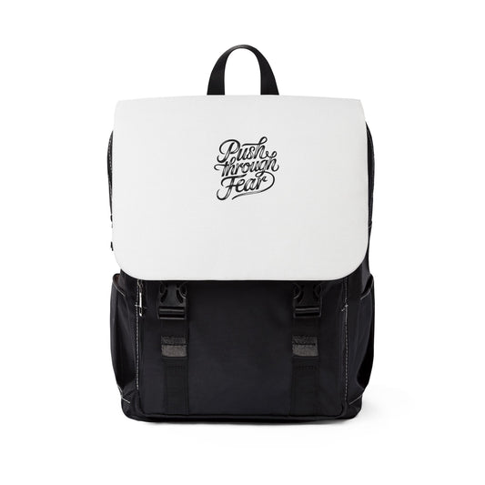 Push Through Fear Unisex Backpack