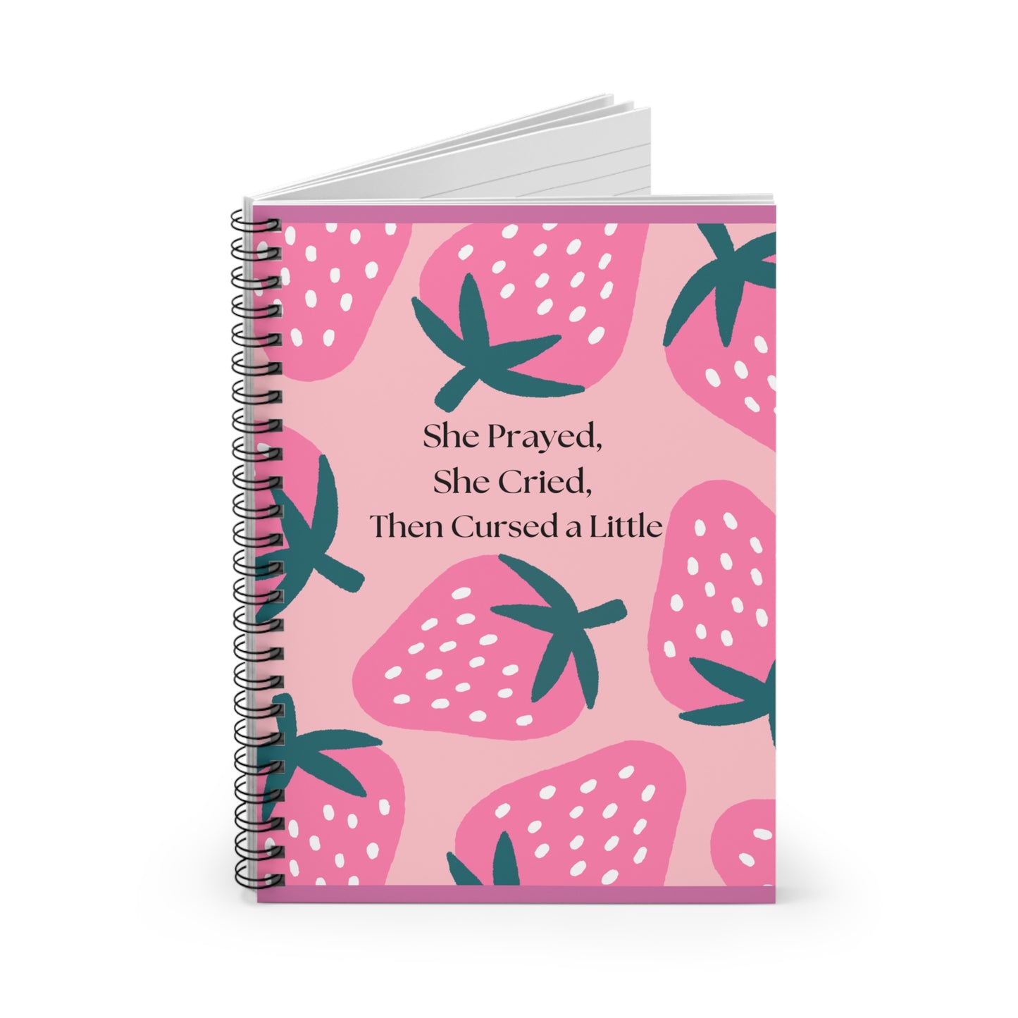 She Prayed, She Cried, Then Cursed a Little Spiral Notebook
